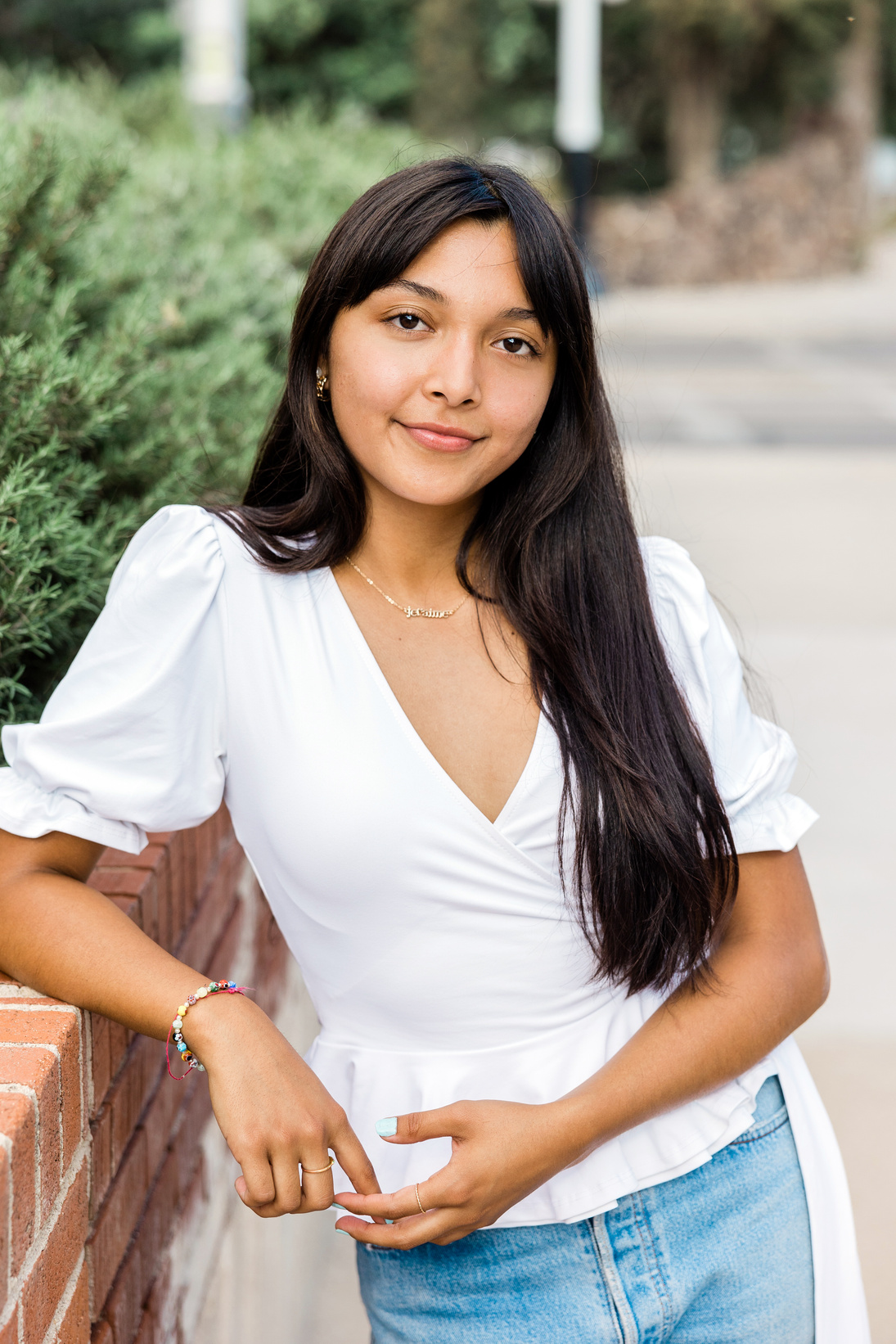 Portrait of Young Woman Outdoors